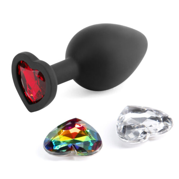 Glams Xchange Heart - Medium - Black