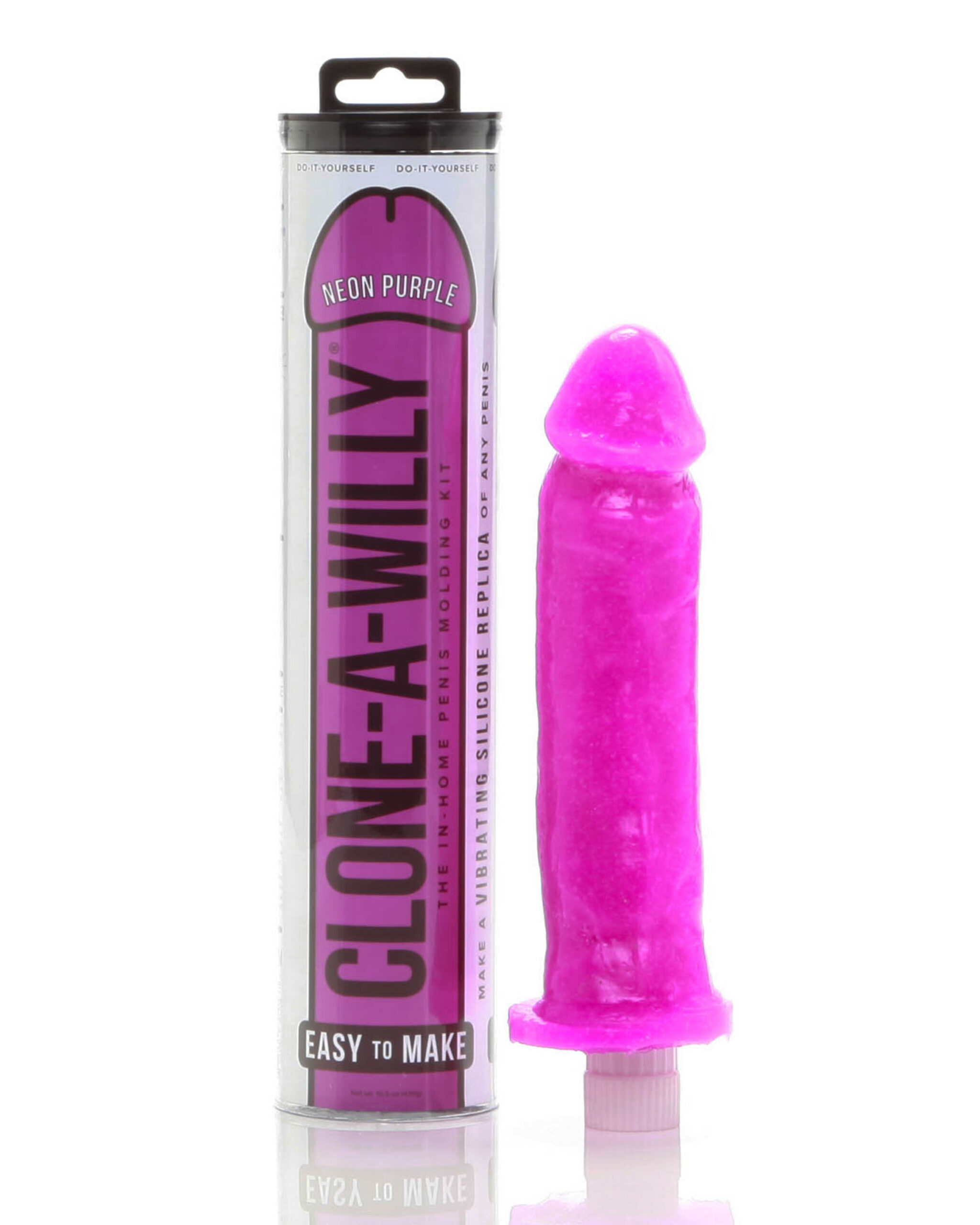 making it the most personalized sex toy on the planet. Fun & easy to do! Each Kit comes with everything you need: Body safe "neon purple" silicone