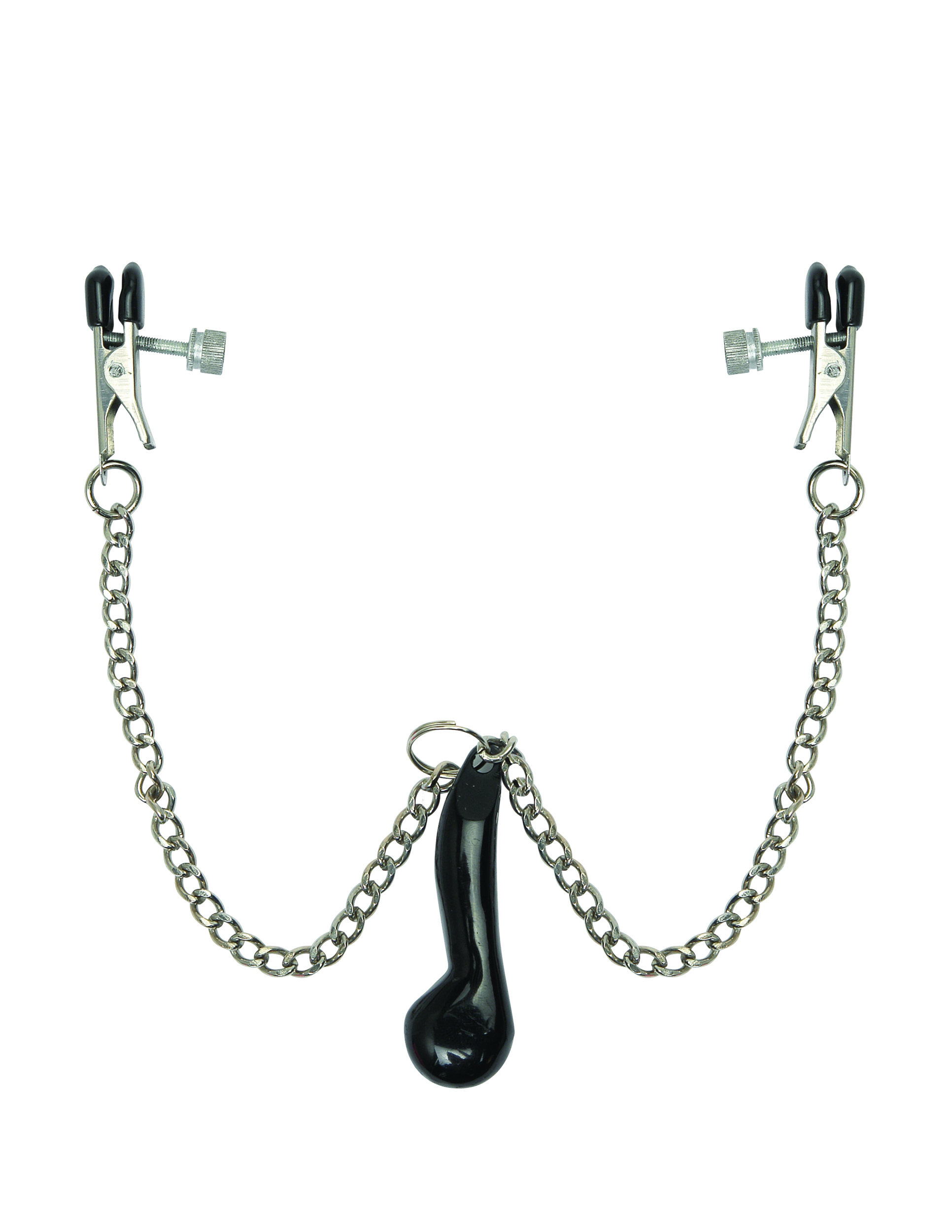 Fetish Fantasy Series Heavy Weight Nipple Clamps - Black - Image 4