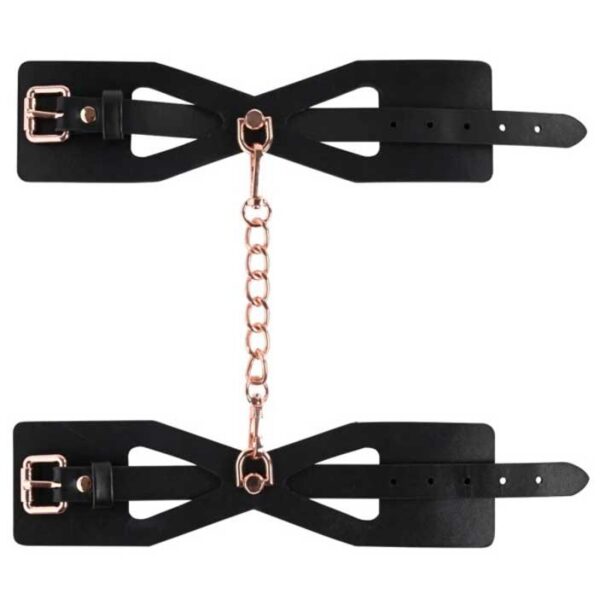 Brat Handcuffs - Black / Rose Gold