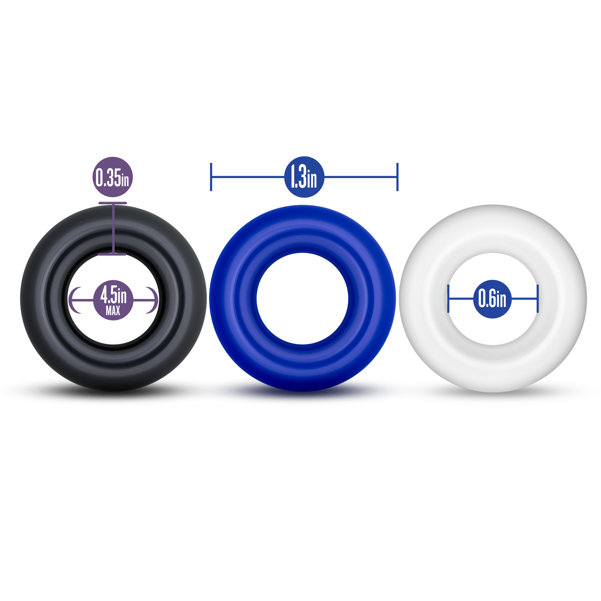 Stay Hard Donut Rings - 3 Pack - Image 8
