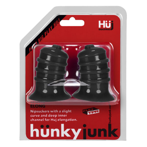 Hunkyjunk Elong Nipsuckers - Black
