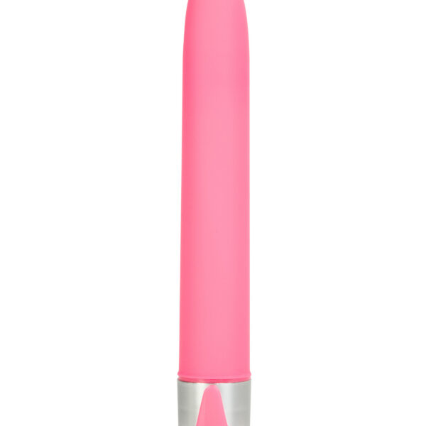 Party on with these silky smooth and seamless massagers. <br><br> Featuring: <br> A powerful multi-speed motor. <br> Velvet-Cote ABS shaft with a Metallic Plating cap. <br><br> Vibrator is 17 cm. x 3 cm.