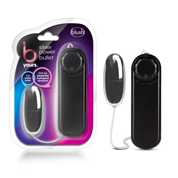 This Silver Power Bullet by Blush Novelties is a must have for anybody's toy  collection