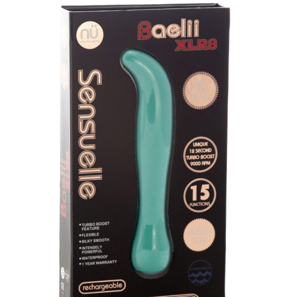Sensuelle Baelii Xlr8 15 Funtion Flexi G-Spot Vibe - Electric Blue