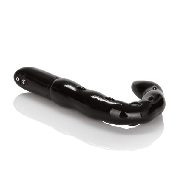 Firm yet flexible stimulator angled for versatile prostate stimulation 10 powerful functions of vibration pulsation and escalation
