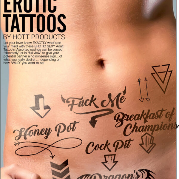 Erotic Tattoo's - Assorted Pack