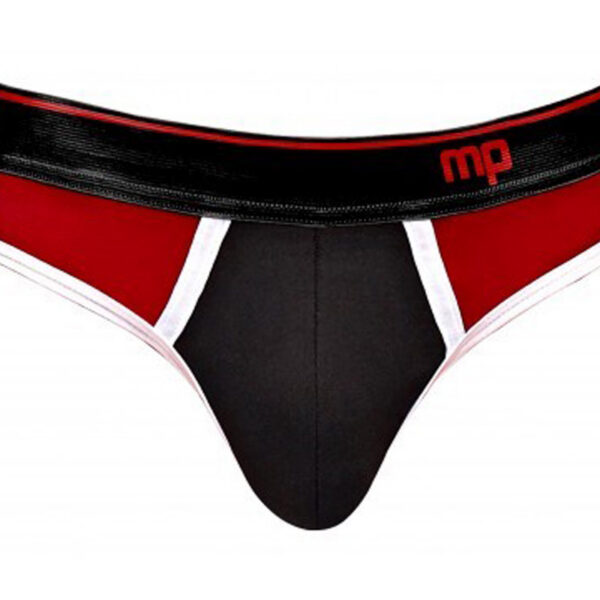 Retro Sport Panel Jock - L/ XL - Black/ Red