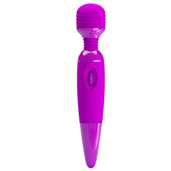 Add something new and exquisite to your sex toy collection with this rumble vibrating massage wand. This sleek and sophisticated massaging wand is well equipped to provide endless pleasure and relaxing massage play. The head is silicone coated for a velvety texture whilst the neck is slim and flexible for the perfect kneading motion for erotic stimulation. This is a battery powered toy that has powerful multi-speed vibrating functions