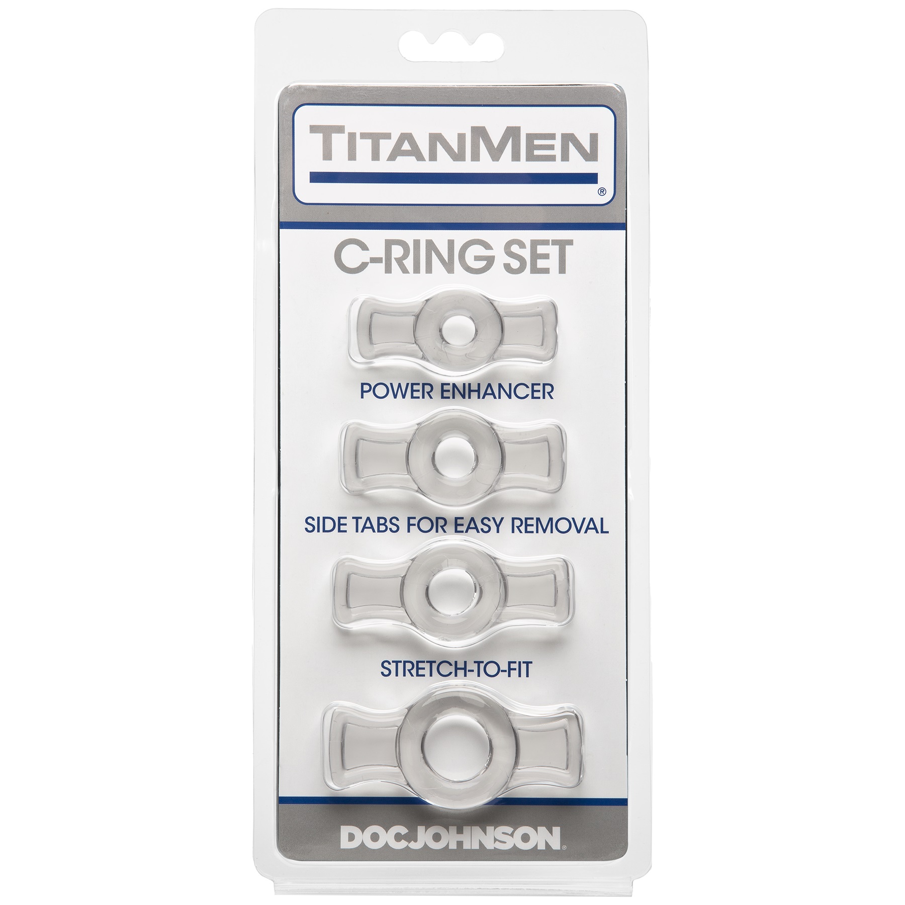 Titanmen Tools Cock Ring Set - Clear - Image 2