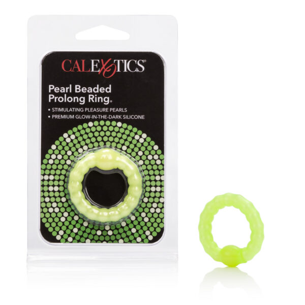 Stretchable erection enhancer with pearl stimulation beads
