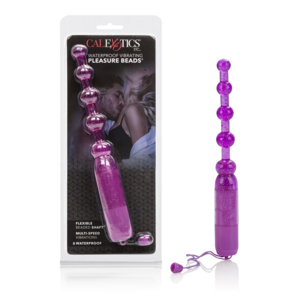 Glittered vibrating Jelly soft probes with beaded shaft