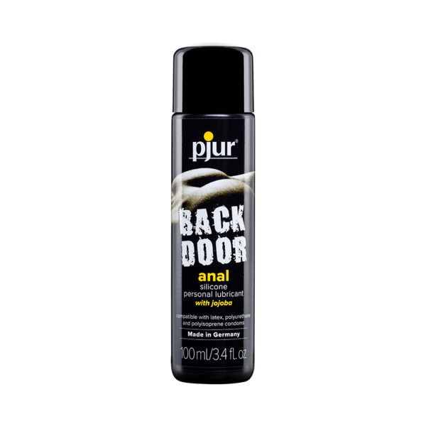 pjur BACK DOOR Silicone-based lubricant is specially formualted for anal sex.  The natural jojoba in this product nourishes and moisturizes the skin