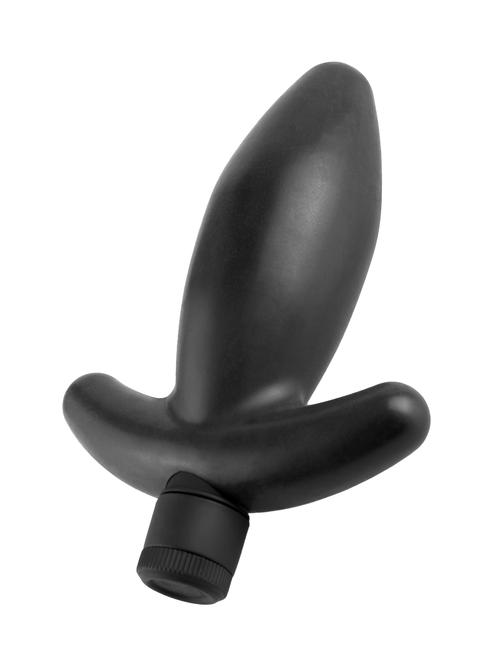 If you have never tried anal play this Beginners Anal Anchor is just what you need to explore the amazing world of anal stimulation. At 1.25-inches wide with an insertable length of 3.25-inches the Beginners Anal Anchor has a tapered tip for easy entry a bulb that provides extra sensation and a narrow neck that allows your muscles to wrap around and hold it on. The ergonomic design of the base ensures it wont slip too far inside while still fitting comfortably between your cheeks. The multi-speed dial takes you from a flutter to a throb in seconds.