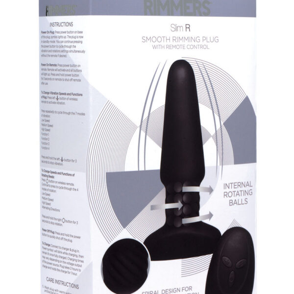 Slim R Smooth Rimming Plug With Remote Control