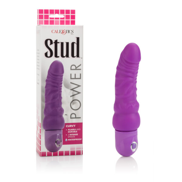 Power Stud ...Traditional design with contemporary flair. Body safe flexible vibrator.