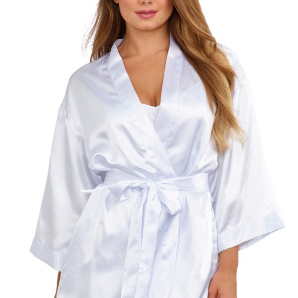 Robe, Chemise, Padded Hanger - Small - White