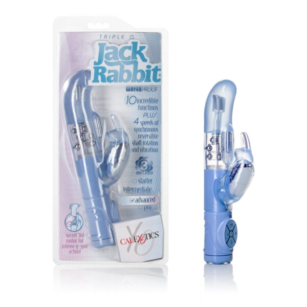 Secret third motor for the most intense G-spot action. Triple motors: tip