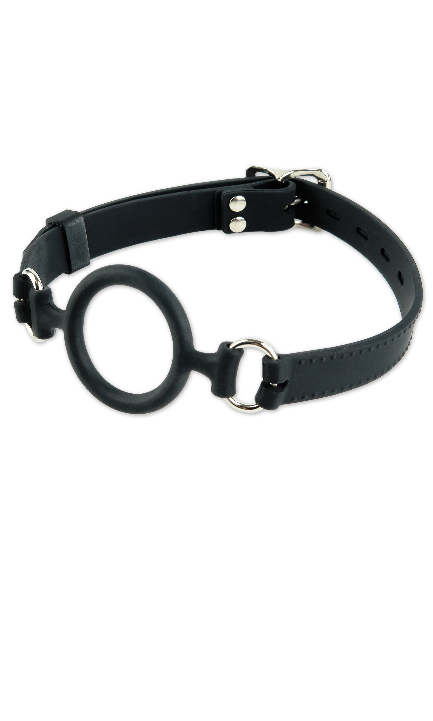 This Fetish Fantasy Extreme Silicone O-ring Gag is exactly what you need to keep sub quiet while keeping their mouth wide open for whatever you wish to put in it. Made of super-soft Elite Silicone the head strap easily adjusts to fit most sizes. Best of all the O-ring has no smell or taste when its in your mouth thanks to the ultra hygienic medical-grade Elite Silicone.