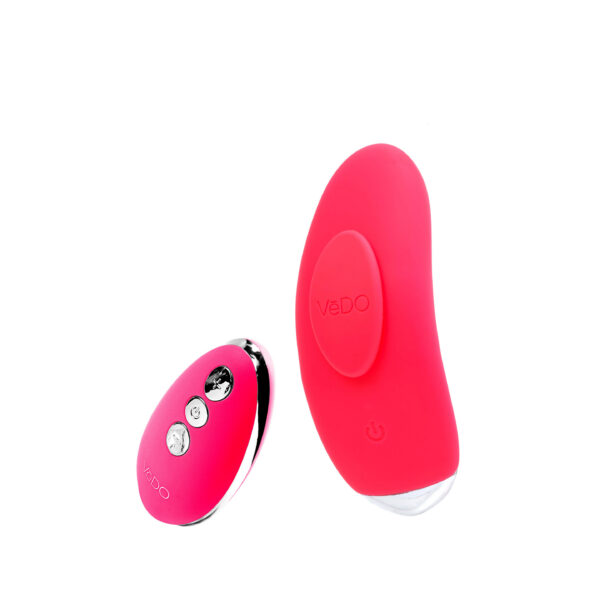 Niki Rechargeable Flexible Magnetic Panty Vibe - Pink
