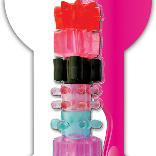 Pleasure Stars Jelly Cock Rings are the perfect fit to keep you hard all night long! <br><br> These multi-colored rings will tease & please during your next intimate encounter. Made with super soft phthalate free silicone. The super stretchy band fits any man! <br><br> Includes 6 c-rings in assorted shapes and a rainbow of colors. <br><br> MEASUREMENTS: <br>  Length: 4" (10.16 cm) <br>  Width: 4" (10.16 cm)