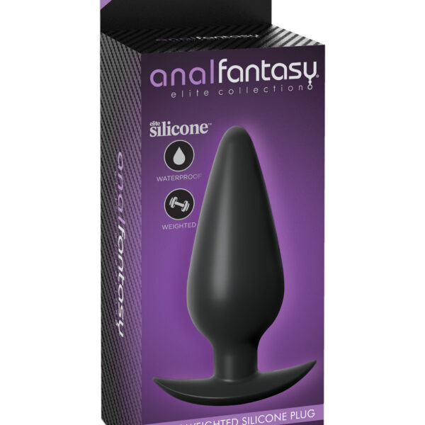 Anal Fantasy Elite Large Weighted Silicone Plug