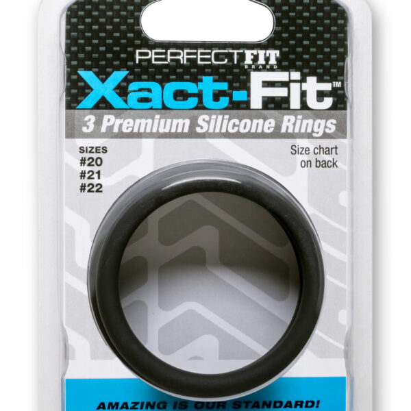 Xact- Fit 3 Premium Silicone Rings - #20, #21, #22