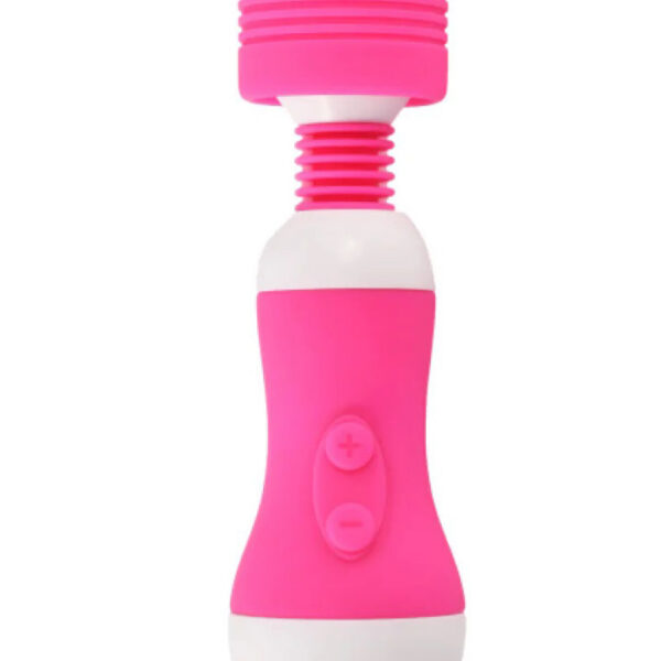 Yorokobi Rechargeable Mini Wand Massager - Pink