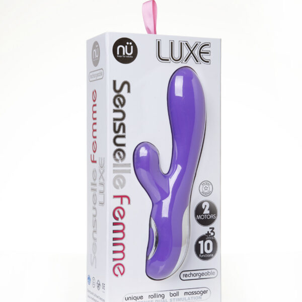 Sensuelle Femme Luxe 10 Function Rabbit Massager - Purple
