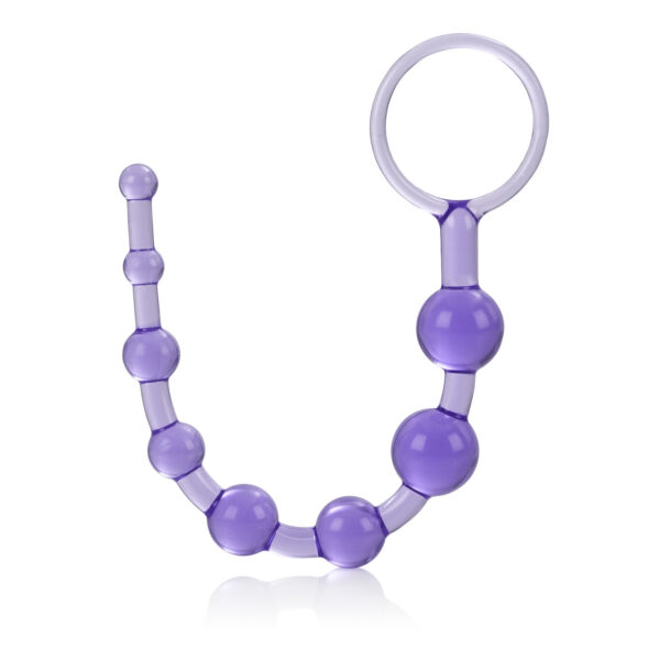 Graduated durable and slim sized Jelly soft beads designed for the novice. Handy retrieval ring
