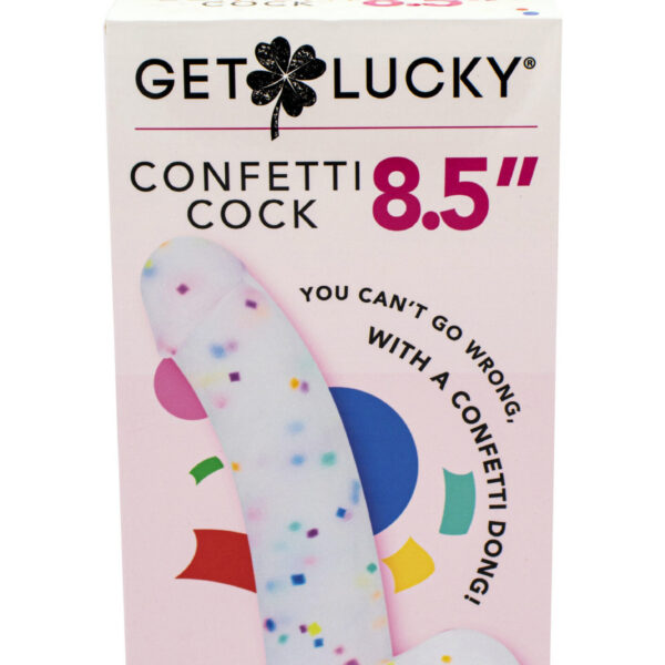 8.5" Confetti Cock