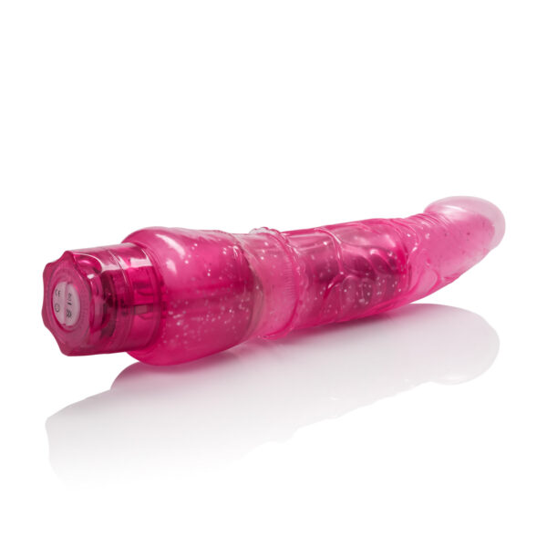 Powerful soft and flexible hot pink Jelly dongs. 10 functions of vibration pulsation and escalation.