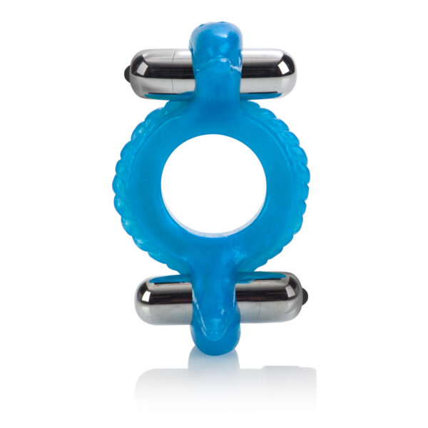 Opulent blue dolphin enhancer is the ultimate in dual action couples arousal  Self-contained