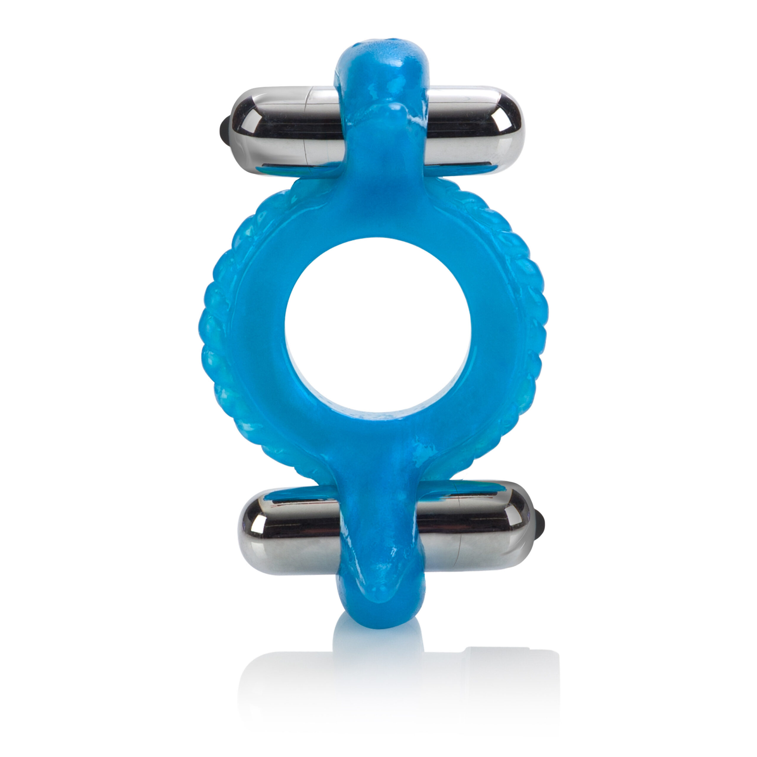 Opulent blue dolphin enhancer is the ultimate in dual action couples arousal Self-contained