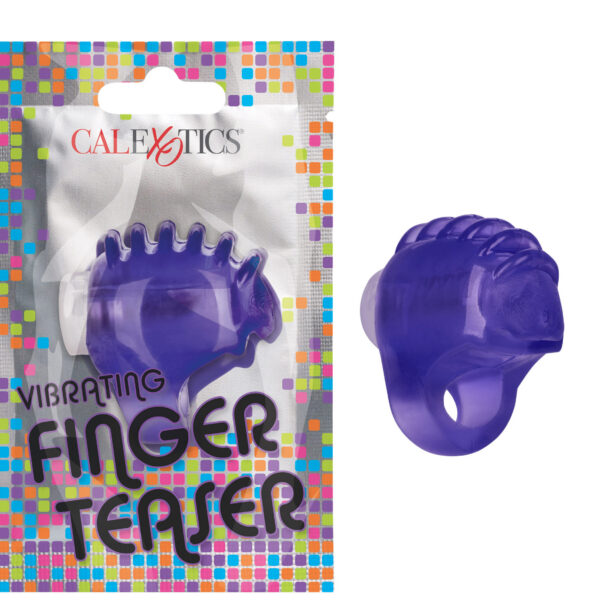 Foil Pack Vibrating Finger Teaser - Purple