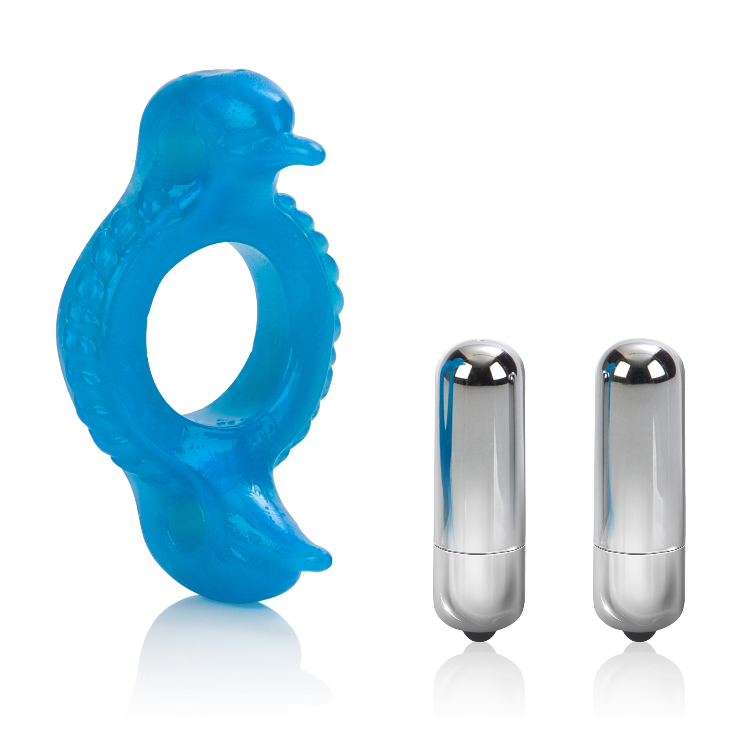 removable stimulators with powerful vibrating sensations PVC (enhancer) ABS with silver plating (stimulators) Batteries included (3 watch