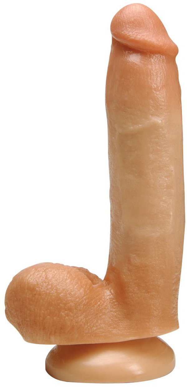 Molded from Rascal Super Star Johnny Hazzard for a life-like size feel and pleasure. This Cock is made of 100 percent FleshPhallix the most realistic material you have ever felt. FleshPhallix is made from 100 percent FDA approved ingredients and is odorless and non-toxic. Suction cup base provides hands-free fun anywhere you want it. Length 8-inches and girth 6-inches. Harness Compatible Latex Free Phthalate Free & PVC Free Odorless/Nontoxic Waterproof