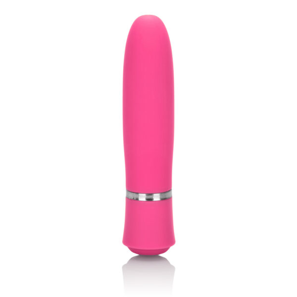 Velvety smooth seamless discreet personal massagers with 3 power packed speeds Whisper quiet with light touch push button control. Requires 1 AAA battery.