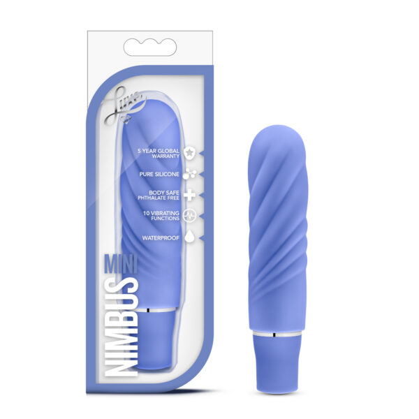 Molded from pure body-safe silicone Nimbus Mini intrigues with its sensual flowing design and smooth satin finish. Craving a different sensation. Just  remove the silicone sleeve and it becomes a sleek mini vibe. Nimbus Mini has two speeds of vibration and its waterproof. Enjoy Nimbus Mini wherever and however you want.