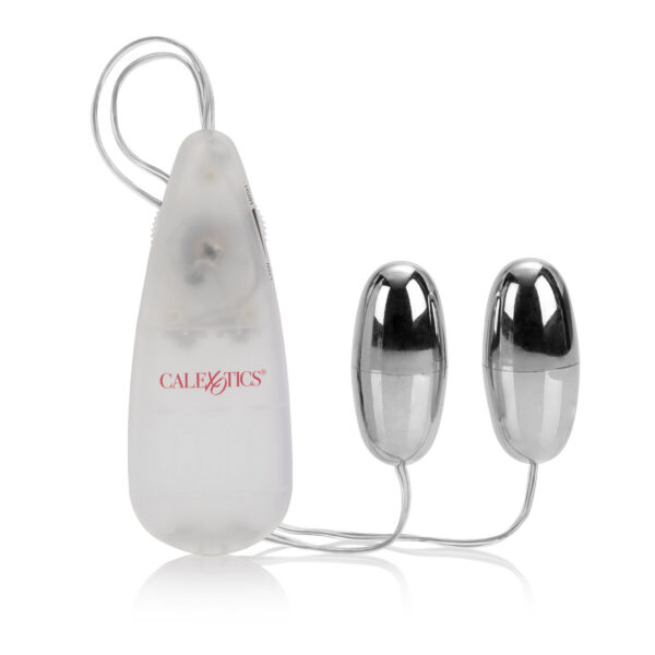 Multi-Speed Vibrating Double Silver Bullets. Compact powerful and pocket sized.