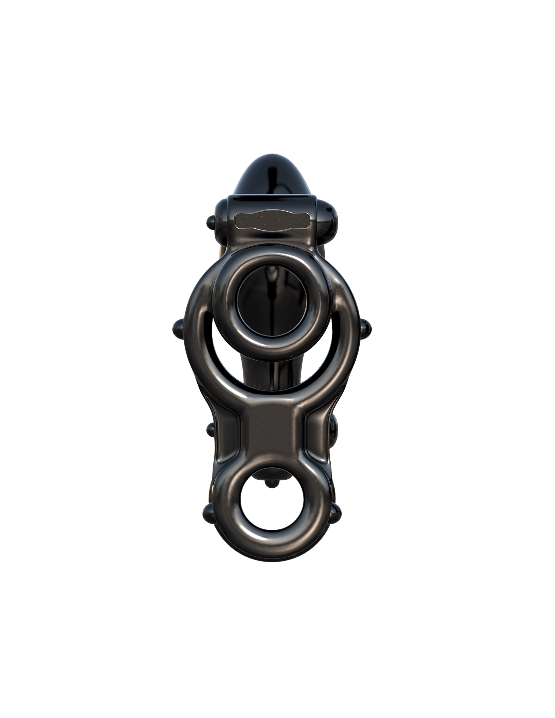 this is the ultimate vibrating ring that will blow both of your minds! Push your package out to its maximum potential and enjoy a super tight tug on your balls while the vibrating prostate plug makes you cum harder than ever before. The ball stretcher pulls down on your testicles and prevents them from retracting upward