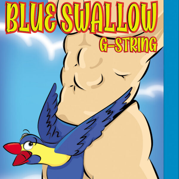 Blue Swallow G-String - One Size - Blue