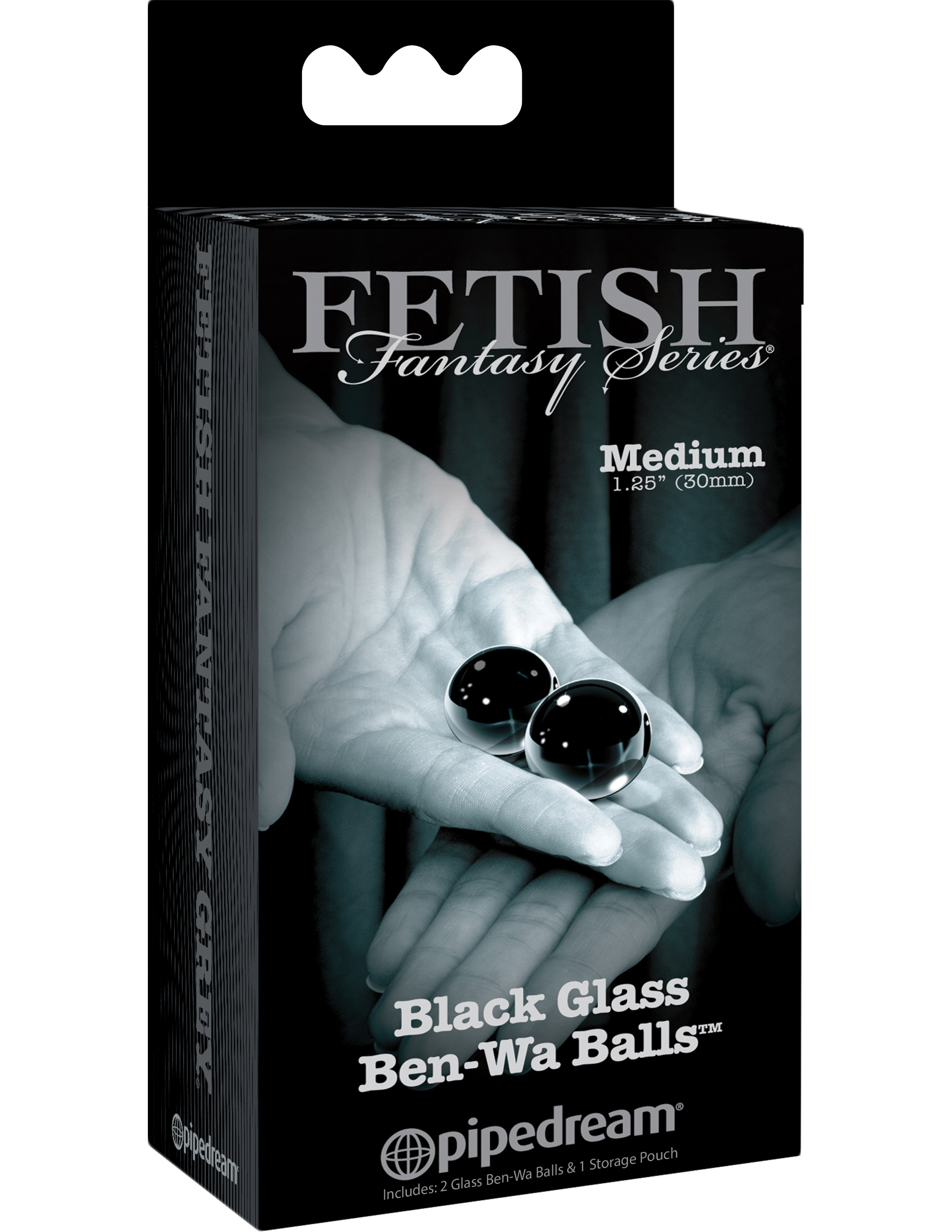These luxurious black Ben-Wa balls are made from borosilicate glass designed to last a lifetime. Their size and weight make them perfect for vaginal stimulation and exercise use and the nonporous glass is hypoallergenic and body safe. With regular use you will enjoy improved muscle control and stronger more frequent orgasms.