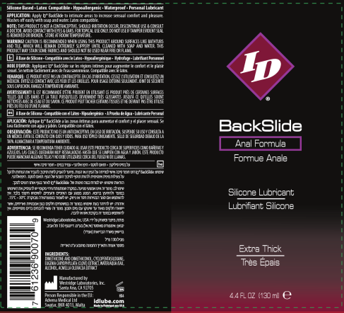 ID Backslide Silicone Lubricant 4.4 Oz - Image 2