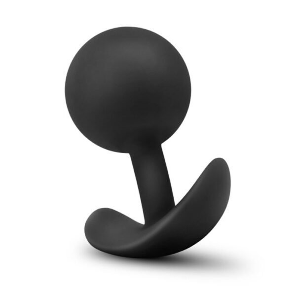 Anal Adventures - Platinum - Silicone Vibra Plug - Black