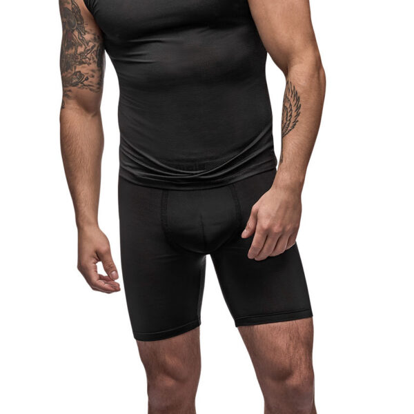 Black Nite Hoodie Tank - Black - Large