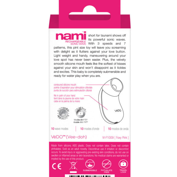 Nami Rechargeable Sonic Vibe - Foxy Pink