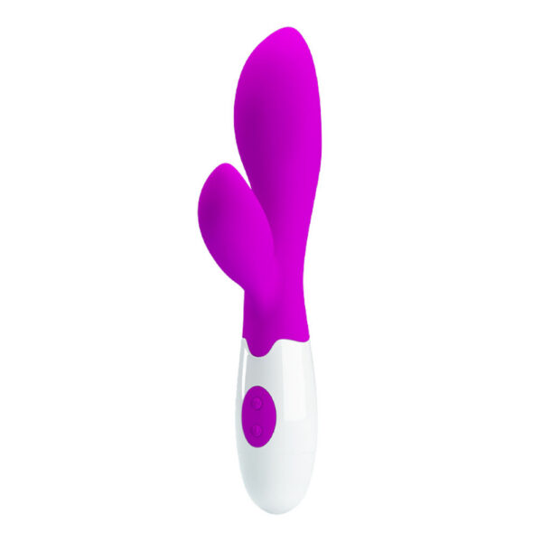 This gorgeous purple suction silicone rabbit with 30 function of vibration is the perfect new addition to your cupborad of naughty night time toys. Massage your G-Spot with the curved shaft and thicker tip to send you into a mind numbing