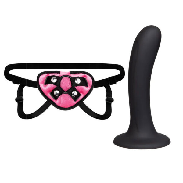 Lux Fetish Strap on and 6" Dildo Set