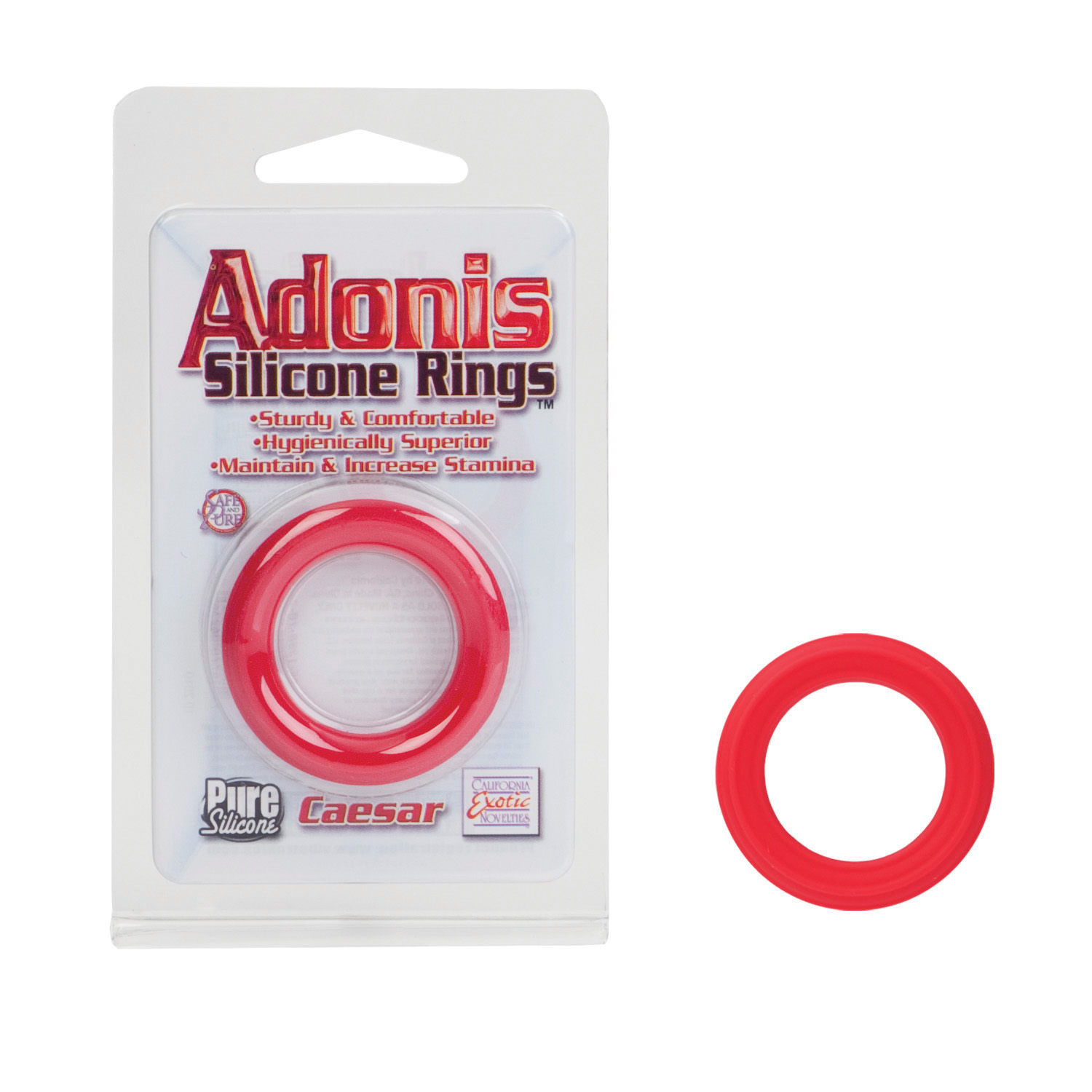 Caesar Silicone Rings are sturdy erection enhancers that provide both stamina and supreme comfort. Crafted from pure Silicone